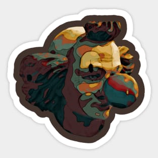 Retro Clown Sticker